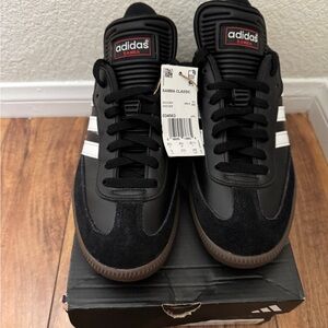 Adidas Samba Classic Black and White Shoes